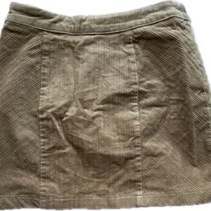 Forever 21 tan corduroy skirt size small